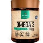 Nutrify Ômega 3 TG Ultraconcentrado 1360mg - Enriquecido com Vitamina E - Foco, Memória e Bem-Estar - 120 Cápsulas
